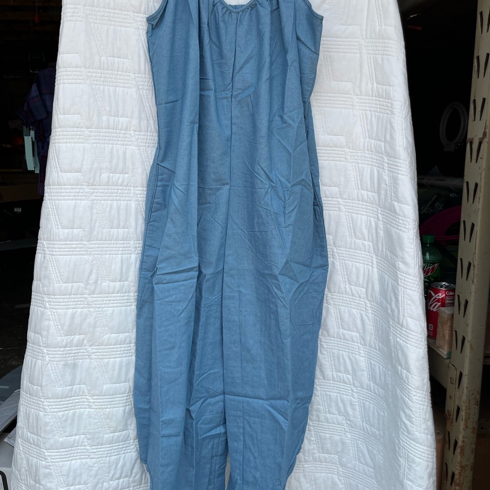 Blue romper size lg